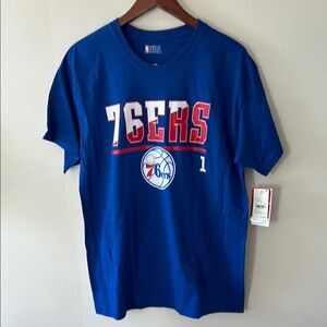 NWT NBA 76ers tshirt- size large.